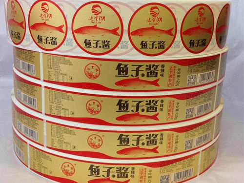 彩色不干胶标签
